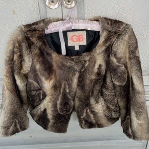 OBO/Gianni Bini Faux Fur Cape